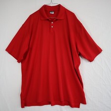 Under Armour Polo Shirt Mens XL Performance Golf Stretch Flex Red Short Sleeve