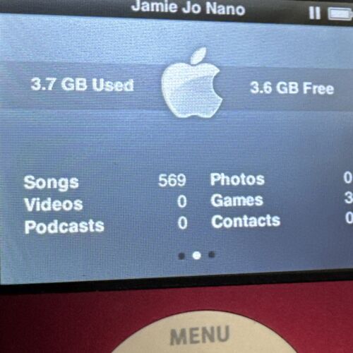 Apple iPod Nano A1236 (PRODUCT) RED 8GB Special Edition 3rd Gen (MB257LL/A) - Picture 8 of 10