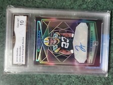🔥🔥2018  Phoenix Veteran Materials Emerald Aaron Rodgers 2/10 ssp**GMA 9