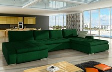 Ecksofa Hamp Eckcouch Schlaffunktion Bettsofa Couch Polsterecke mit Bettkasten