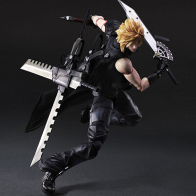 Play Arts Kai Final Fantasy VII Cloud Strife PVC Action Figure Toy Gift Boxed