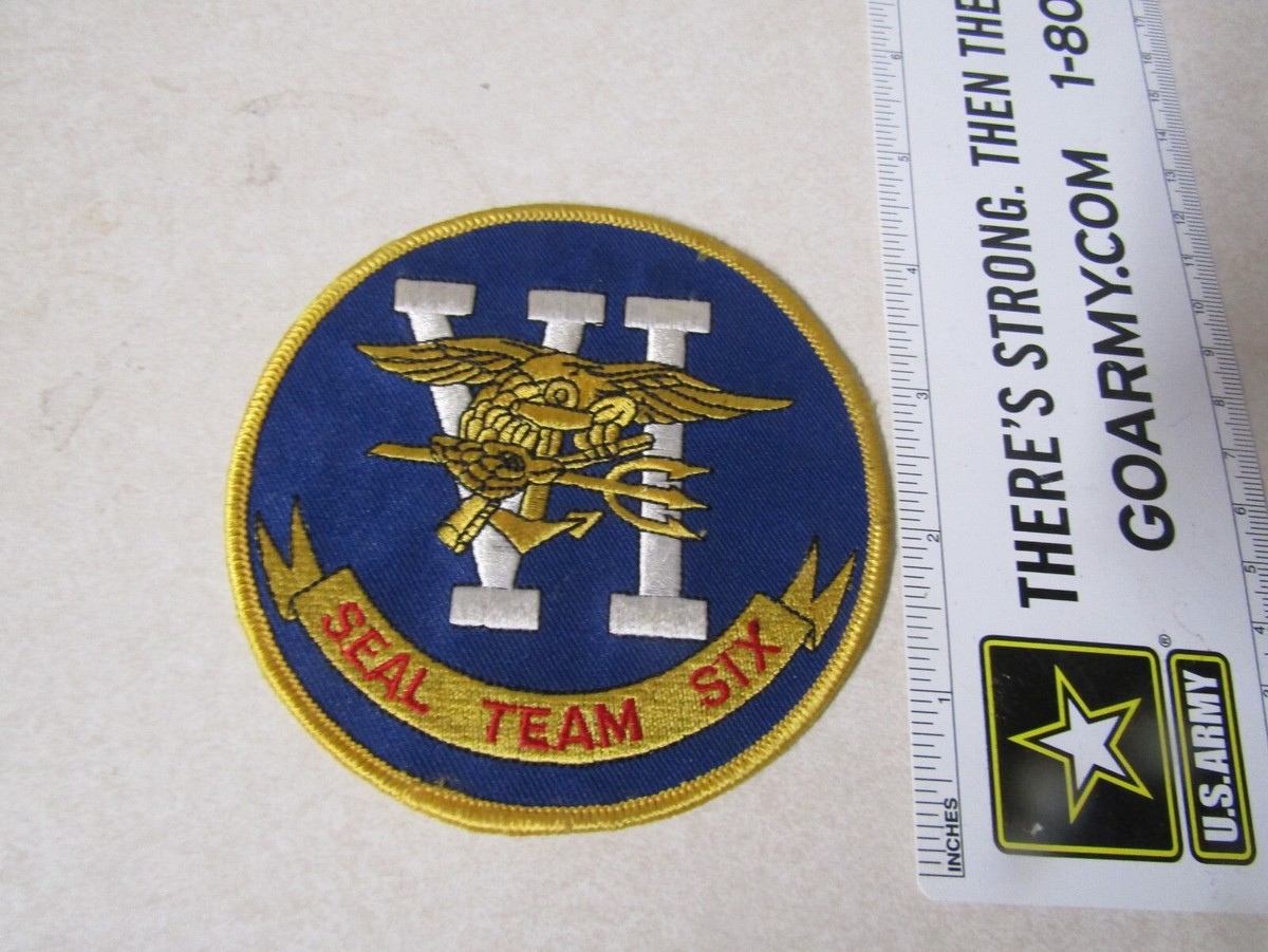 MILITARY PATCH OLDER UNITED STATES NAVY SEAL TEAM SIX | eBay