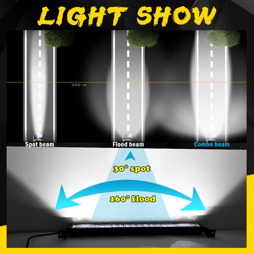 52" 1200W LED Reflektor roboczy Auto Offroad SUV Lightbar Belka świetlna 12V DE - Zdjęcie 4 z 16