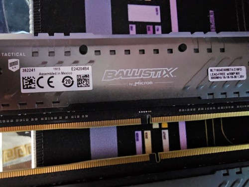 Ballistix Tactical Tracer 32GB (2x16GB) RGB DDR4 3000 MHz UDIMM Memory Module - Picture 3 of 5