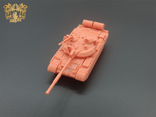 3D Printed 1/72/100/144 Soviet T-62 Main Battle Tank Model Unpainted