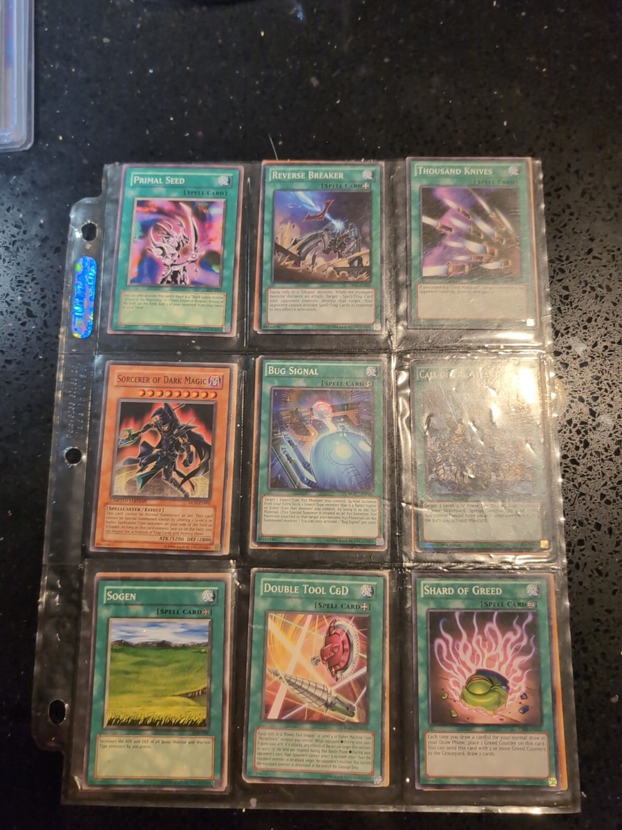 遊戯王OCG トレーディングカードセット18枚　まとめ売り Lot Of 18 Yu-Gi-Oh Cards In Binder Page | eBay