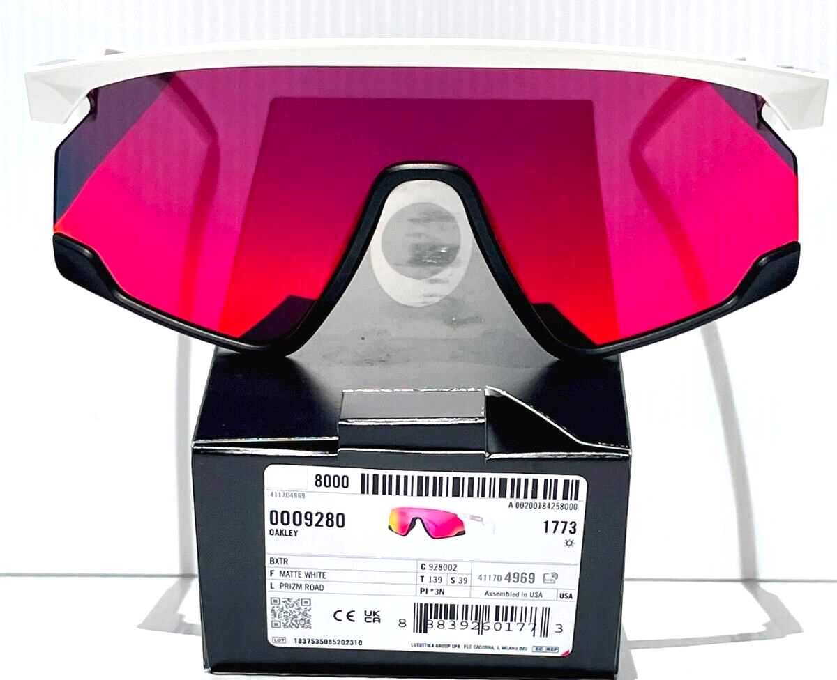 オークリー BXTR MATTWHITE PRIZMROAD Oakley BXTR Matte White W/ Prizm Road – JS Industries USA