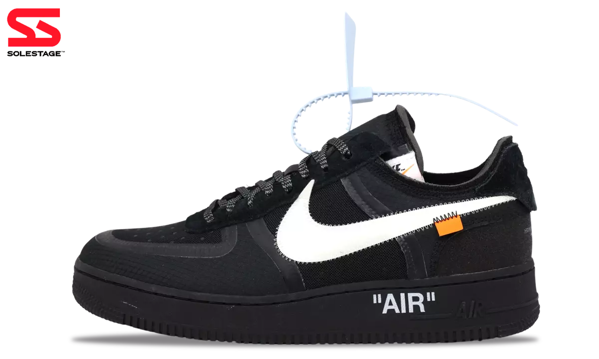 Nike Air Force 1 Low x OFF-WHITE Black 2018 (AO4606-001) Men's Size 6-11