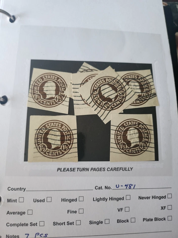 60 Pages Of US Postal Stationary, Stamps Collection Part 1 - Image 2 of 4