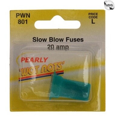 WOT-NOTS Fuse - J Type Slow Blow - Blue - 20A PWN801 [AU] | eBay Australia