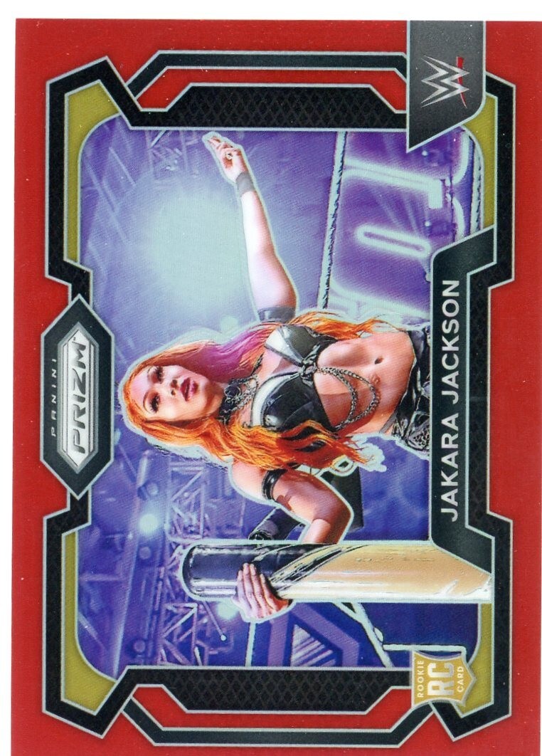 2024 Prizm WWE Red /299 JAKARA JACKSON Rookie No. 12 NXT!