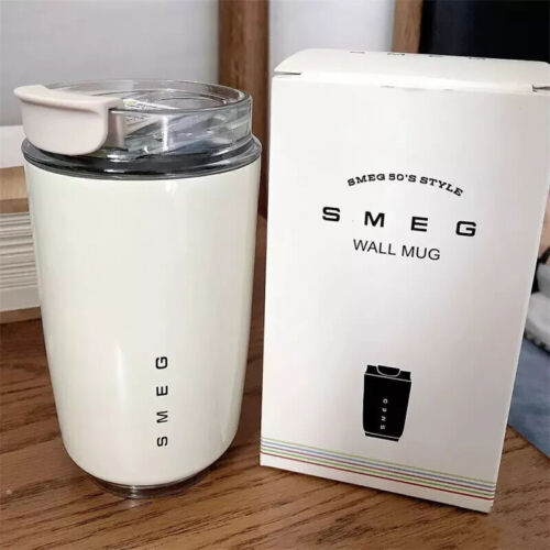 Smeg Thermos Coffee Mug 240ml Stainless Steel Travel Mug Insulated Water Bottle - Picture 6 of 7