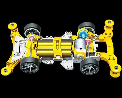 Tamiya Mini4WD 18099 Mini4WD Ray Spear Yamazaki Racer Vz Chassis Modeling - Picture 10 of 11