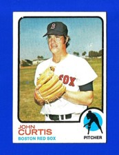 1973 Topps SET BREAK #143 JOHN CURTIS EXMINT BOSTON RED SOX (SB1)