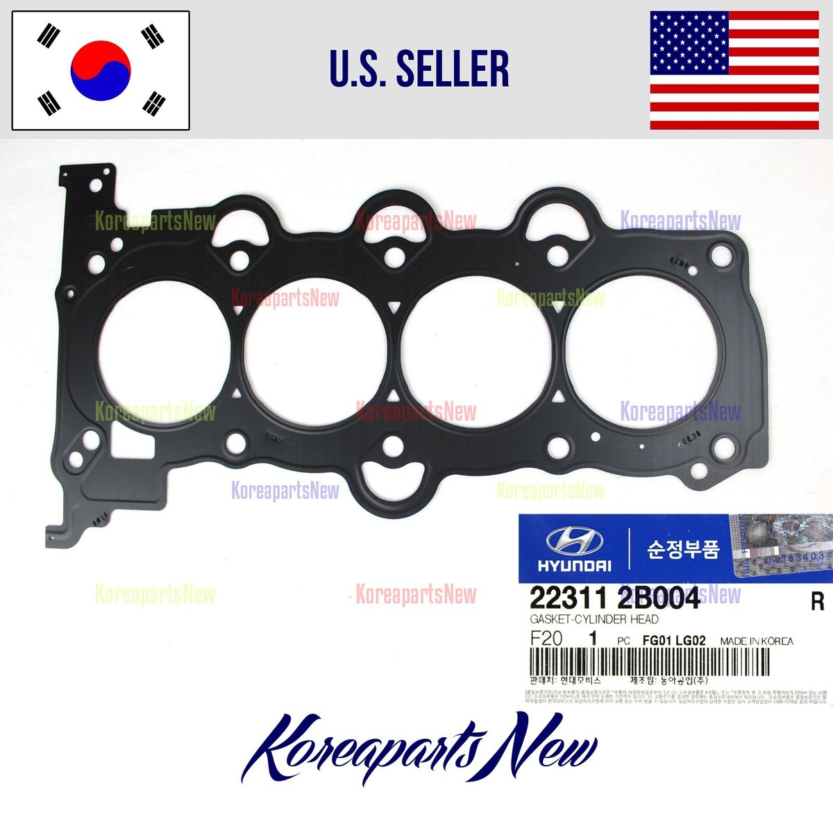 1.6L Cylinder Head Gasket 223112B004 ⭐GENUINE⭐ Kia Soul 2009