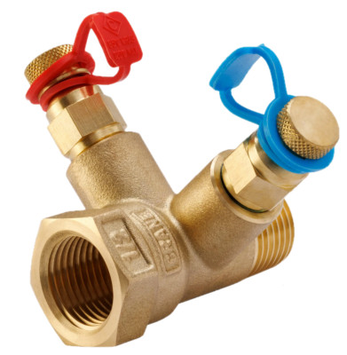 Kran D901 Pro Balance 1 1/2'' BSP Durchflussmessgerät DZR Messing. 0VA00005A