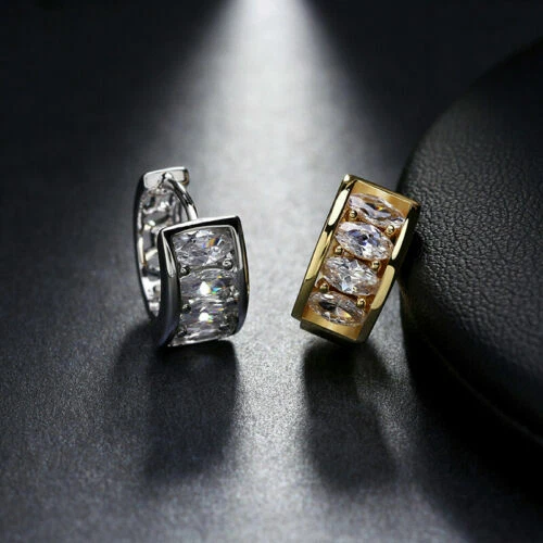 Mode-Ohrschmuck aus Messing mit Schnappverschluss