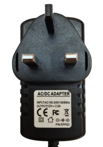 NETZTEIL FÜR YAMAHA VSS-100 KEYBOARD ADAPTER UK 12V (2 METER) - Bild 2 von 3