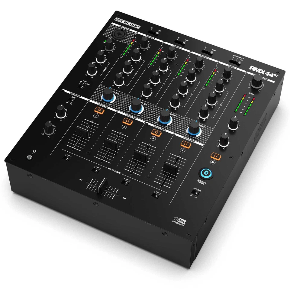 Reloop RMX-44BT 4-Channel Bluetooth DJ Club Mixer - Image 4 of 4
