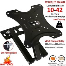Universal TV Wall Mount Bracket Tilt Swivel 10 14 18 26 32 40 42 LCD LED PLASMA