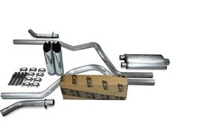 Chevy Gmc 1500 15-18 2.5 Dual Exhaust Kits Borla Pro Xs Slash Tip Corner