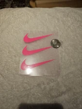 Three 3" Nike Swoosh Logo Iron On Decal / FREE SHIPPING in the US DIY