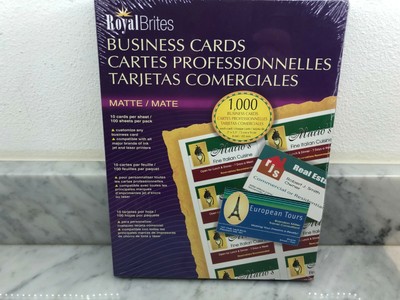 royal brites business cards