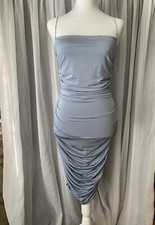 Glare Dress Womens Small Blue Spaghetti Strap