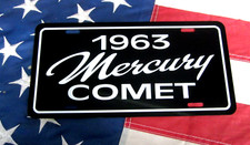 1963 Mercury Comet License Plate Tag 63 Merc Sub Compact 1963 Mercury Comet License Plate Tag 63 Merc Sub Compact
