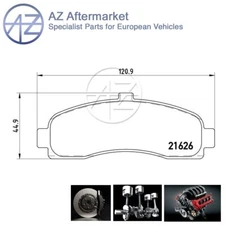 Fits Nissan Micra 1992-2003 1.0 1.3 1.4 1.5 D AZ Front Brake Pads Set