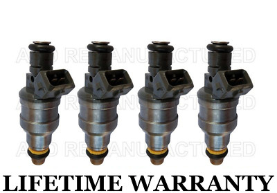6 Bosch 4-Hole Fuel Injector Set - Upgrade For Jeep Dodge 4.0L Inline 6 (Fits 53030778)