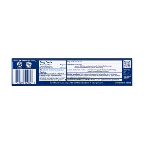 ARM & HAMMER Whitening Toothpaste + Therabreath, Icy Mint, 5.5 oz - Picture 3 of 5