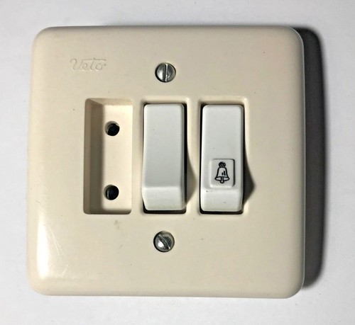 CERAMIC STYLE 10 ROUND VETO BUTTON DEFLECTOR SWITCH BUTTON SOCKET - Picture 6 of 7