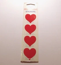 Mrs. Grossman's Stickers Lot of 3 Strips Brand New in Package ~Red Heart~ HTF