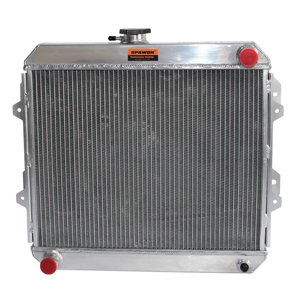 SPAWON Radiator For Toyota Hilux YN60 YN63 YN65 RN85 1983-1998 4RUNNER 3 Rows MT - image 3 of 4