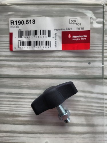 Manfrotto R190,518 Replacement Center Column Lock Knob For 190X & 055 Tripods - Picture 2 of 7