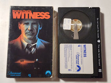 HARRISON FORD IN WITNESS BETA BETAMAX TAPE IN BOX 1986 PARAMOUNT VIDEO