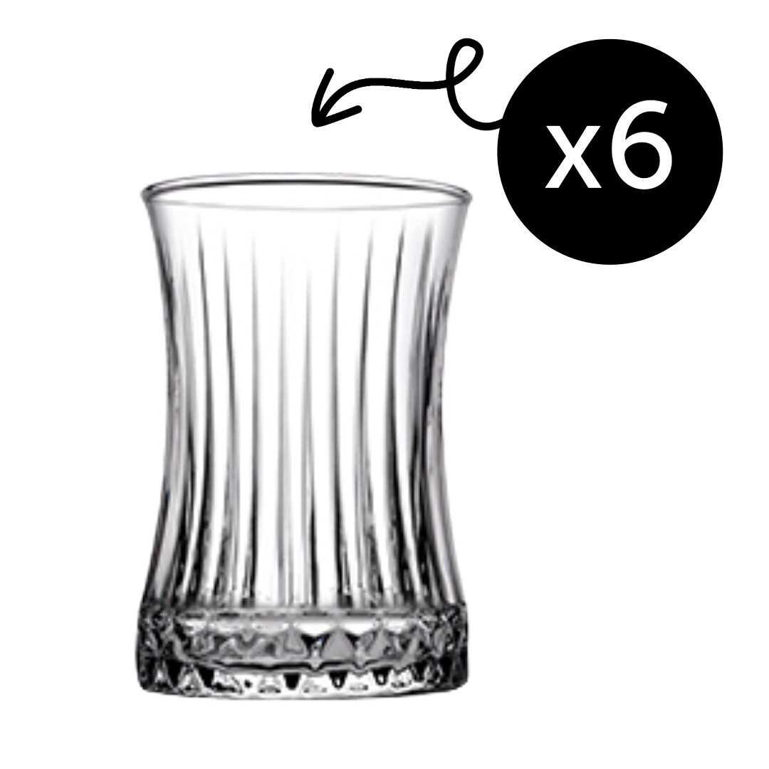 Pasabahce Elysia Teegläser 170 ml (5 3/4 oz) - 6-teiliges Set