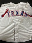 Jake Burger Texas Rangers Auto Signed Custom Jersey Beckett Witness Holo White - — photo 3