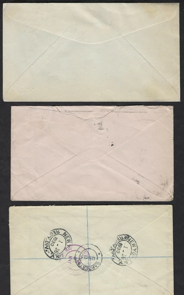 ÁFRICA DO SUL 1930 50 COLEÇÃO DE 9 CAPAS 3 REGISTRADAS 2 COM - Imagem 2 de 4