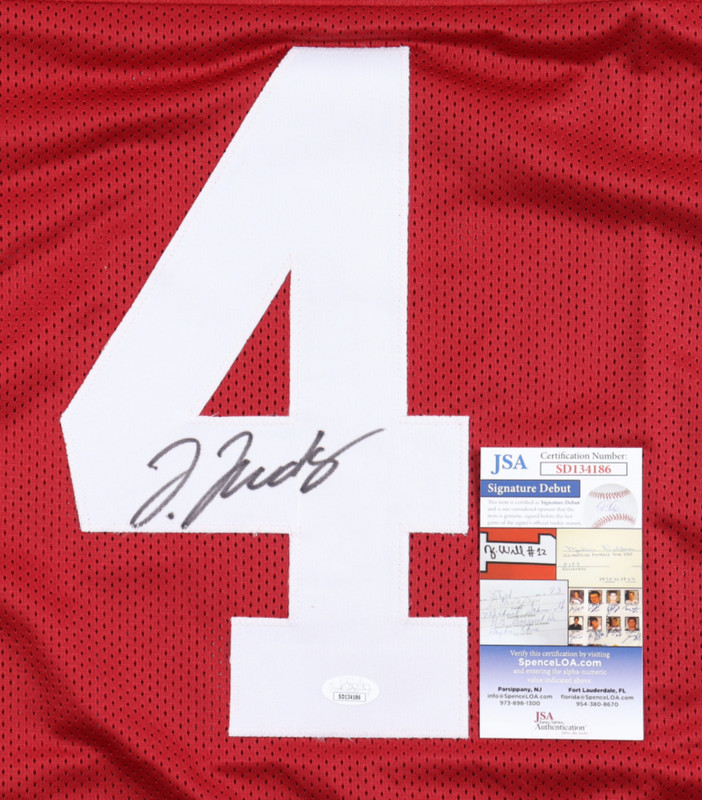 Jerry Jeudy Signed Custom Alabama Crimson Tide Football Jersey (JSA )