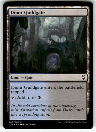 DIMIR GUILDGATE #243 (COMMON) MTG COMMANDER 2018