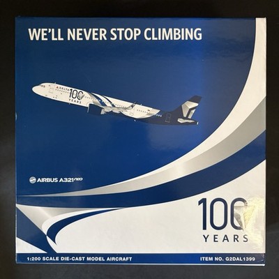 GeminiJets 1:200 Delta Air Lines Airbus A321neo 100 Years N589DT G2DAL1399 Model