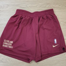 Nike Cleveland Cavaliers NBA Basketball Practice Mesh Shorts Adult XXL Logoman 