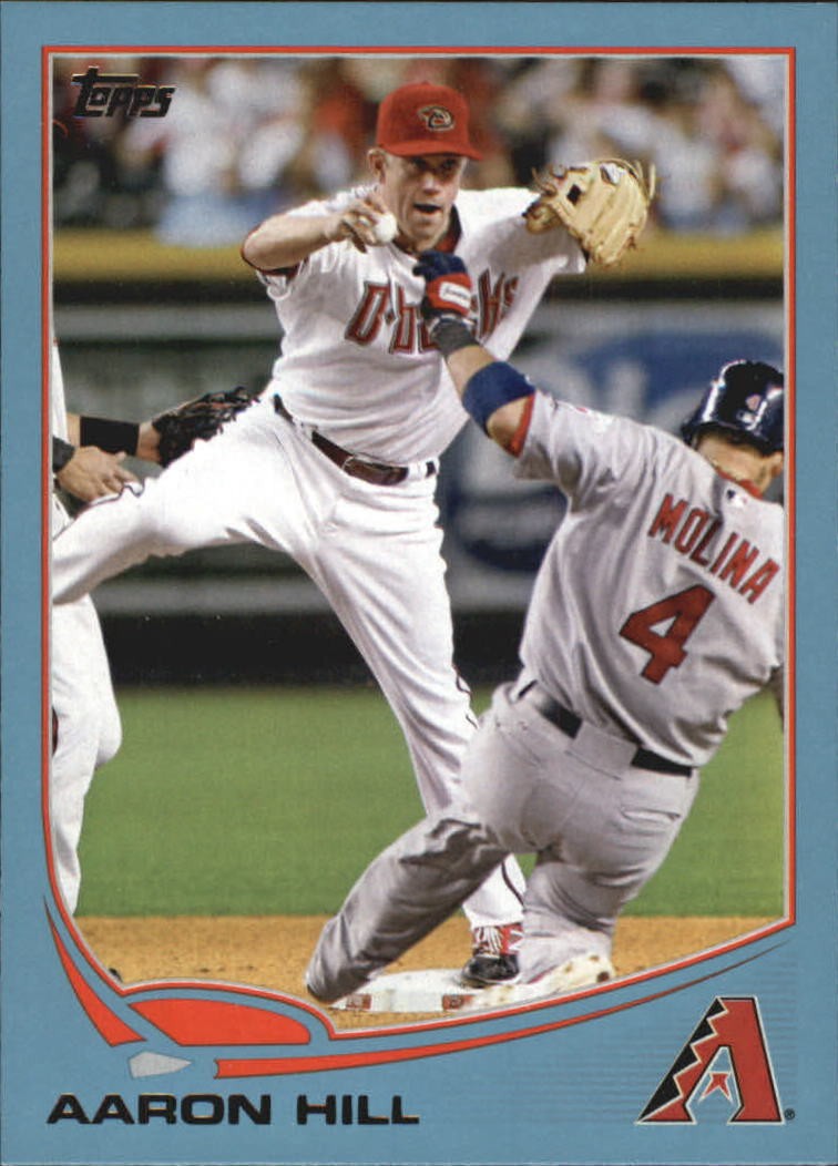 2013 Topps Wal-Mart Blue Border #302 Aaron Hill - BB