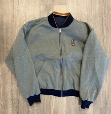 Vintage Nike Reversible Bomber Windbreaker Jacket Youth L White Tag