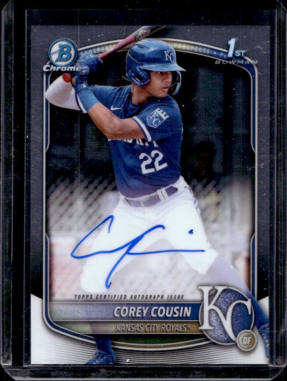 2025 Bowman Chrome Corey Cousin Auto 1st #CPA-CCO Royals