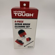 Hyper tough 4-Piece Scrub Brush Cleaning Set