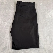 Walter Hagen Mens Golf Shorts Size 36 Black Flat Front Lightweight