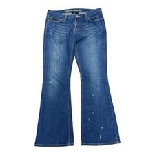 Vintage Y2K Levis 423 Bell Bottom Boot Cut Jeans Womens 9/29 Blue Denim Low Rise